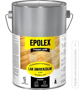 Epolex s1300 lesk dvousložkový lak na dřevo, bez tužidla, 2,5 kg